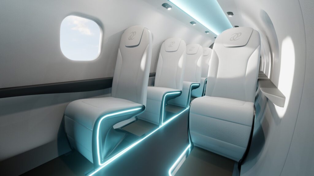 First Cabin Design study for VÆRIDION Microliner
